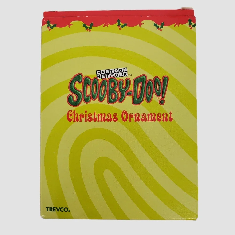Scooby-Doo Vintage 2002 Blown Glass Christmas‎ Ornaments Set of 2 Trevco New